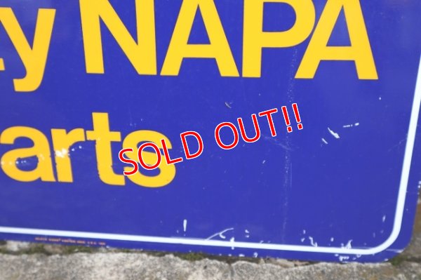 画像12: dp-240101-44 NAPA 1986 W-side Metal Sign