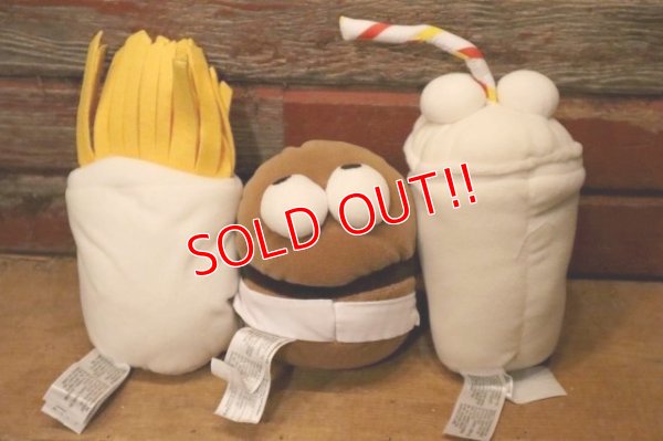画像6: ct-240101-08 McDonald's / 1997 Hamburger, Milkshake and French Fries Bean Bag Plush Doll