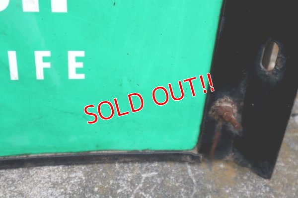 画像7: dp-240101-20 QUAKER STATE MOTOR OIL / Late 1980's-1990's W-side Metal Sign