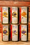 ct-240101-63 CANADA DRY Ginger Ale / 1970's NFL Team Can Set of 6