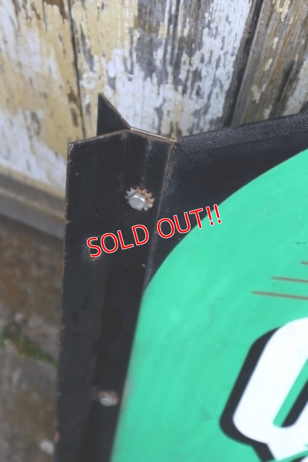 画像15: dp-240101-20 QUAKER STATE MOTOR OIL / Late 1980's-1990's W-side Metal Sign