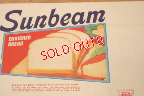 画像3: dp-231001-24 Sunbeam / 1940's Bread Wrapper