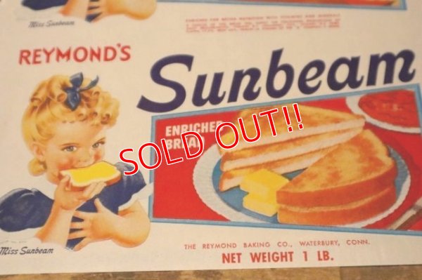 画像4: dp-231001-24 Sunbeam / 1940's Bread Wrapper