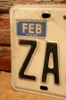 画像2: dp-201101-27 License Plate 1980's TEXAS "ZAJ-594" (2)