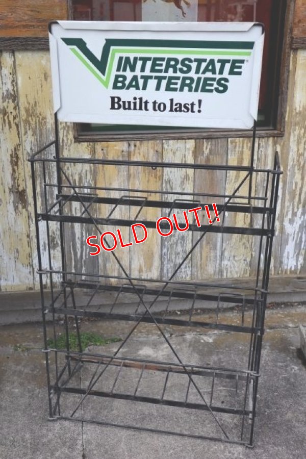 画像10: dp-240101-18 INTERSATTE BATTERIES / 〜1980's Metal Wire Rack
