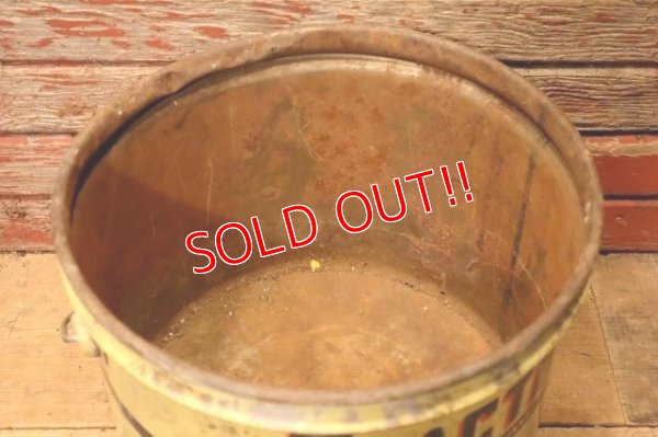 画像8: dp-240101-52 TRACTO / 1960's 25 POUNDS GREASE CAN