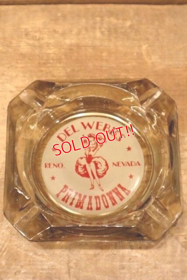 画像2: dp-240124-20 DELL WEBB'S PRIMADONNA / Vintage Glass Ashtray