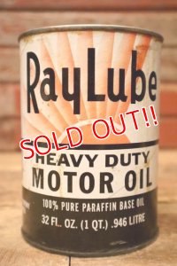 dp-231012-72 Ray Lube / U.S. One Quart HEAVY DUTY MOTOR OIL CAN
