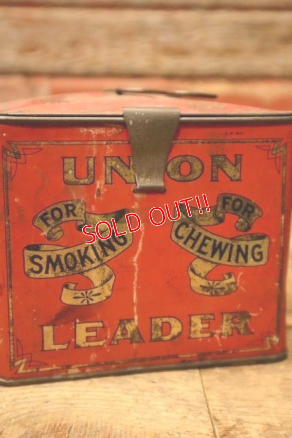 画像5: dp-240214-08 UNION LEADER CUT PLUG / 1930's〜1940's Tin Box