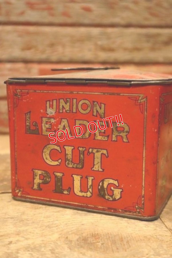 画像4: dp-240214-08 UNION LEADER CUT PLUG / 1930's〜1940's Tin Box