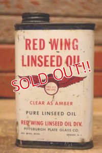 dp-240207-01 RED WING / 1950's LINSEED OIL 1 PINT CAN