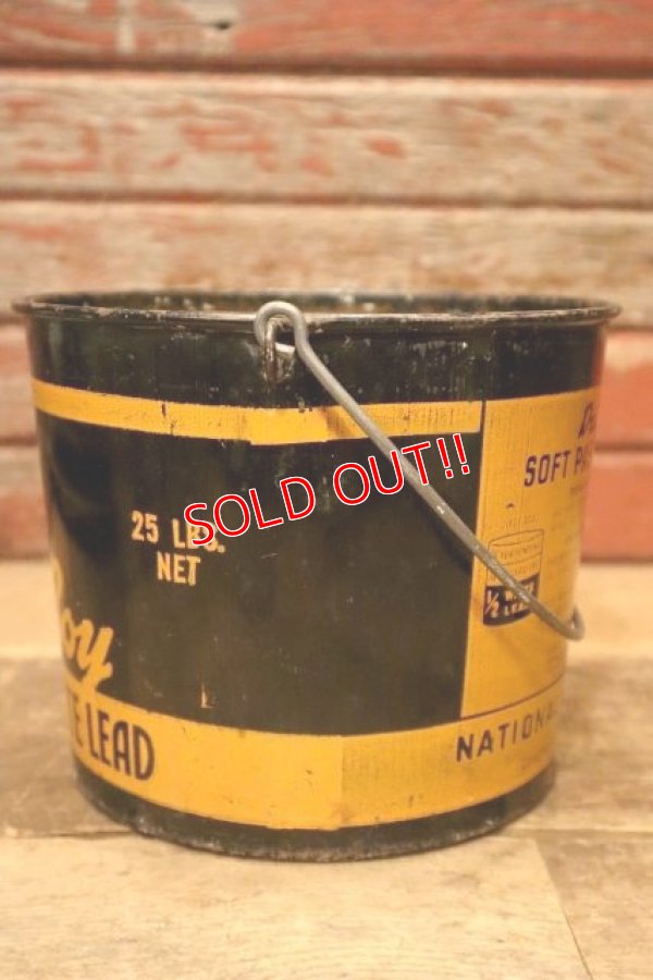 画像4: dp-240214-05 Dutch Boy/ 1950's-1960's SOFT PASTE WHITE LEAD 25 LBS. NET Bucket