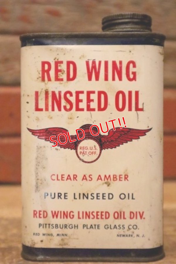 画像3: dp-240207-01 RED WING / 1950's LINSEED OIL 1 PINT CAN