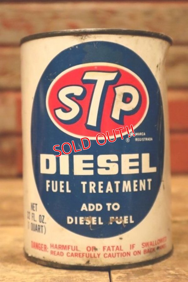 画像1: dp-240207-20 STP / 1970's DIESEL FUEL TREATMENT One U.S. Quart Can