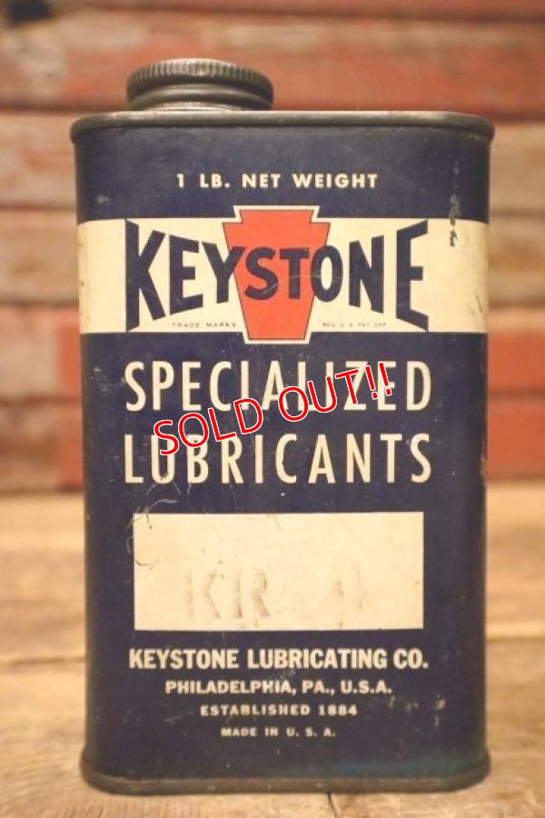 画像1: dp-240207-07 KEYSTONE / 1950's SPECIALIZED LUBRICANTS 1 Pound Can