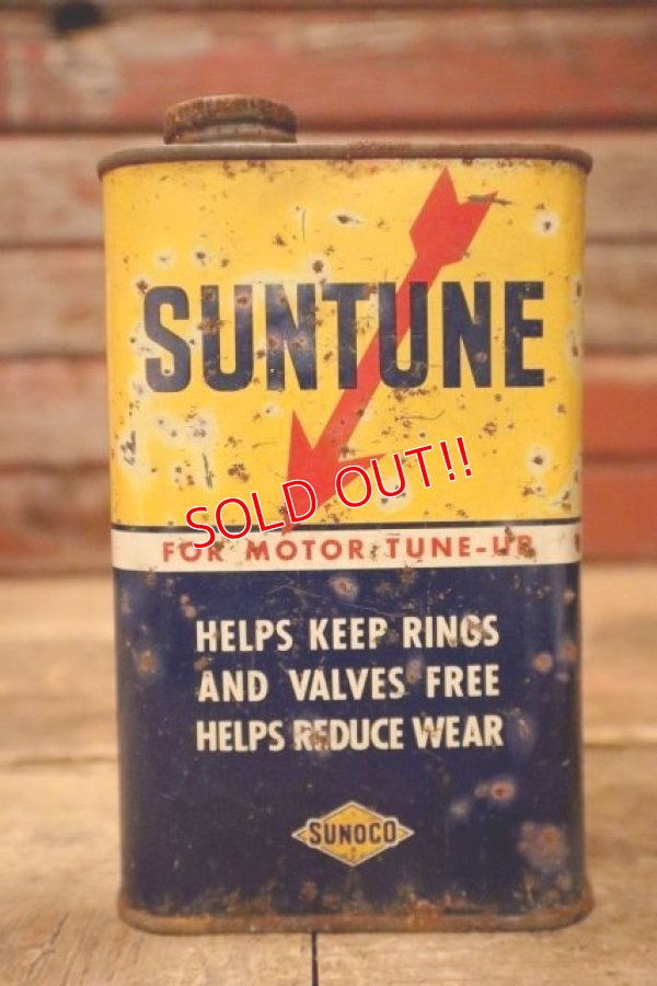 画像1: dp-240207-07 SUNOCO / 1950's SUNTUNE One Pint Can