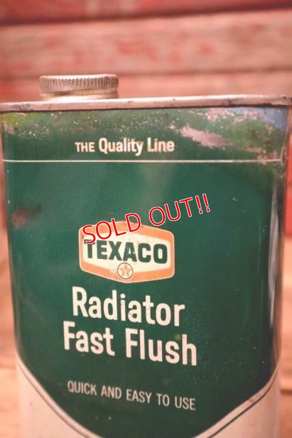 画像2: dp-240207-07 TEXACO / 1960's-1970's Radiator Fast Flush One Pint Can