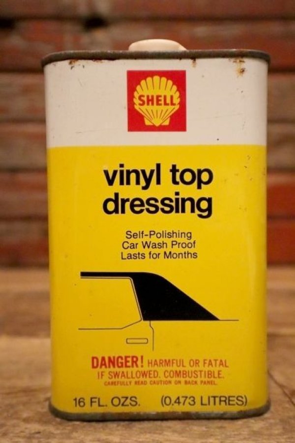 画像1: dp-240207-07 Shell / 1960's〜 vinyl top dressing One Pint Can