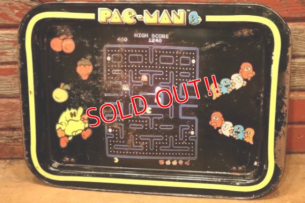 画像1: ct-240101-01 PAC-MAN / 1980's Kid's Tin Table