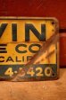 画像3: dp-240207-22 ARVIN FENCE CO. Metal Sign (3)