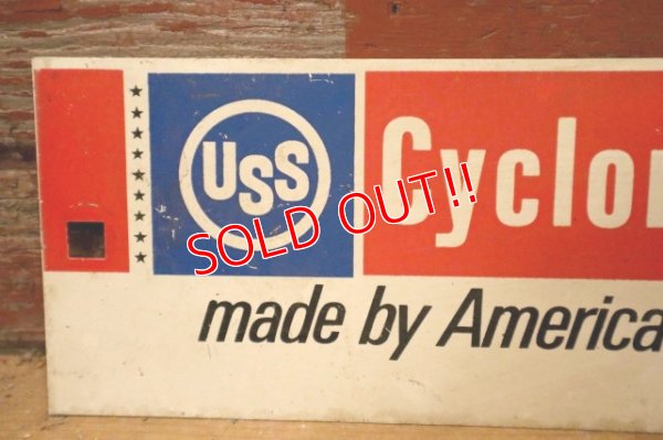 画像2: dp-240207-22 USS Cyclone Fence Metal Sign