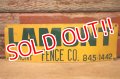 dp-240207-22 LAMONT FENCE CO. Metal Sign