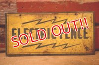 dp-240207-22 ELECTRIC FENCE Metal Sign