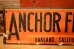 画像2: dp-240207-22 ANCHOR FENCE Metal Sign (2)