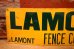 画像2: dp-240207-22 LAMONT FENCE CO. Metal Sign (2)