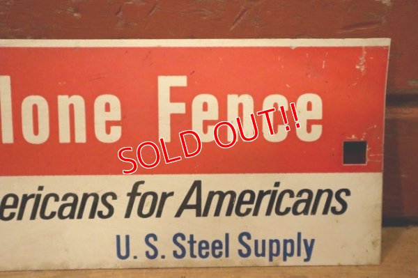 画像3: dp-240207-22 USS Cyclone Fence Metal Sign