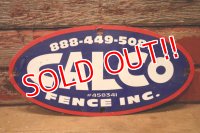 dp-240207-22 CALCO FENCE INC. Metal Sign