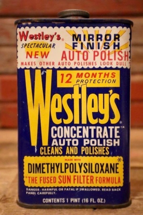 画像1: dp-240207-07 WESTLEY INDUSTRIES, INC. / Westley's AUTO POLISH CAN