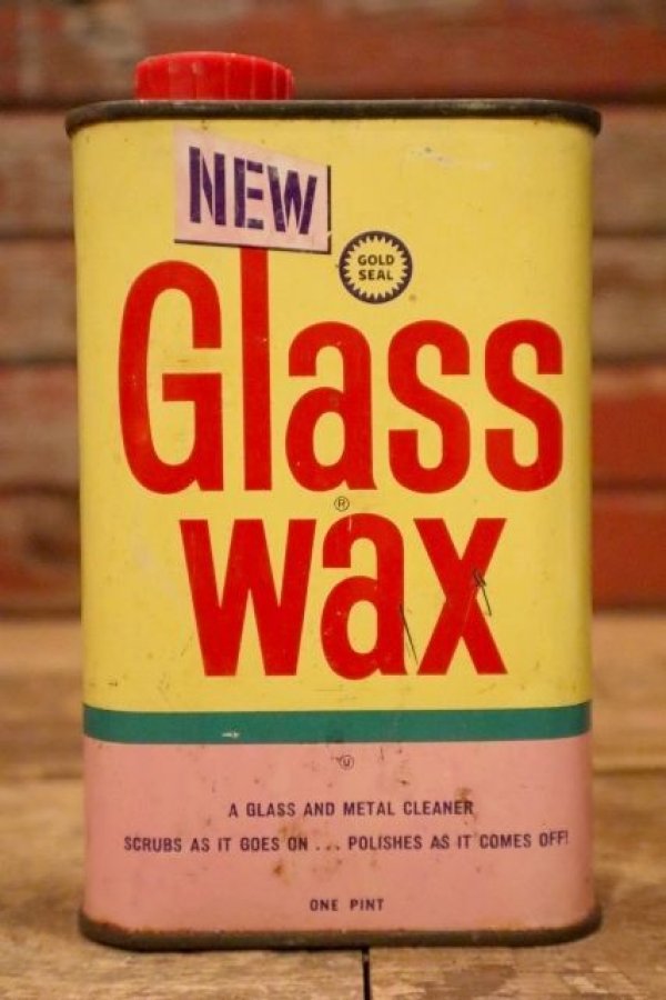 画像1: dp-240207-07 GOLD SEAL / 1966 Glass Wax CAN
