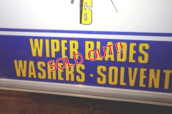 画像3: dp-240207-10 NAPA AUTO PARTS / 1980's〜 Lighted Sign Clock
