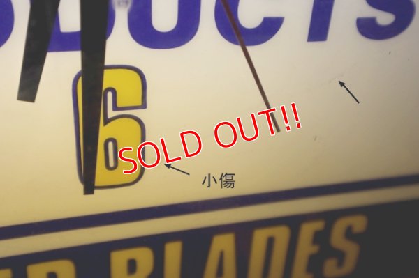 画像4: dp-240207-10 NAPA AUTO PARTS / 1980's〜 Lighted Sign Clock