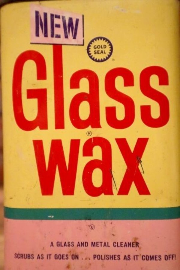 画像2: dp-240207-07 GOLD SEAL / 1966 Glass Wax CAN