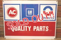 dp-240207-08 AC GM Delco / QUALITY PARTS Metal Sign