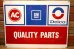 画像1: dp-240207-08 AC GM Delco / QUALITY PARTS Metal Sign (1)