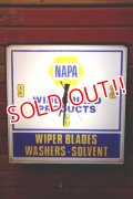 dp-240207-10 NAPA AUTO PARTS / 1980's〜 Lighted Sign Clock