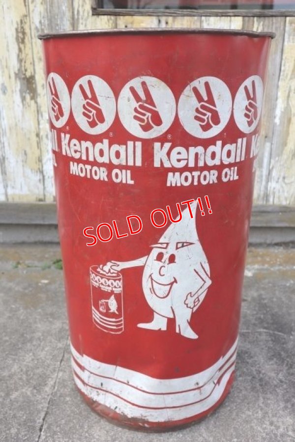 画像1: dp-240207-02 Kendall / 1990's 16 U.S. GALLONS MOTOR OIL CAN