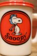 画像2: ct-240214-03 Snoopy / AVON 1960's-1970's Liquid Soap Mug (2)