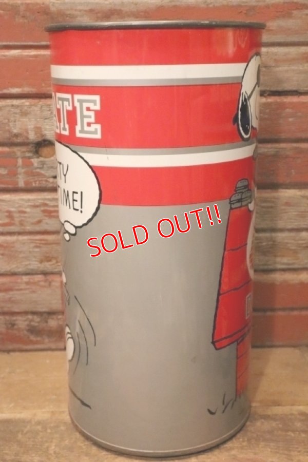 画像9: ct-240207-01 Snoopy (Joe Cool) / OHIO STATE UNIVERSITY 1980's-1990's Trash Can