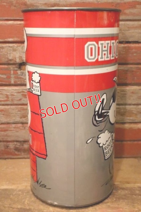 画像10: ct-240207-01 Snoopy (Joe Cool) / OHIO STATE UNIVERSITY 1980's-1990's Trash Can
