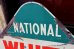 画像2: dp-240207-21 NATIONAL DEALER WHITE ROSE / 1950's Gas Station W-Sided Enamel Sign (2)
