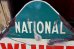 画像11: dp-240207-21 NATIONAL DEALER WHITE ROSE / 1950's Gas Station W-Sided Enamel Sign
