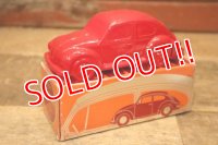 dp-240124-47 AVON / 1970's Volkswagen Beetle WILD COUNTRY AFTER SHAVE Decanter Bottle