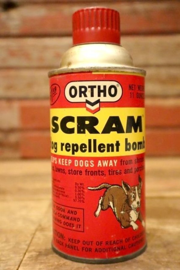 画像1: dp-231012-106 CALIFORNIA CHEMICAL COMPANY / ORTHO SCRAM dog repellent bomb Spray Can