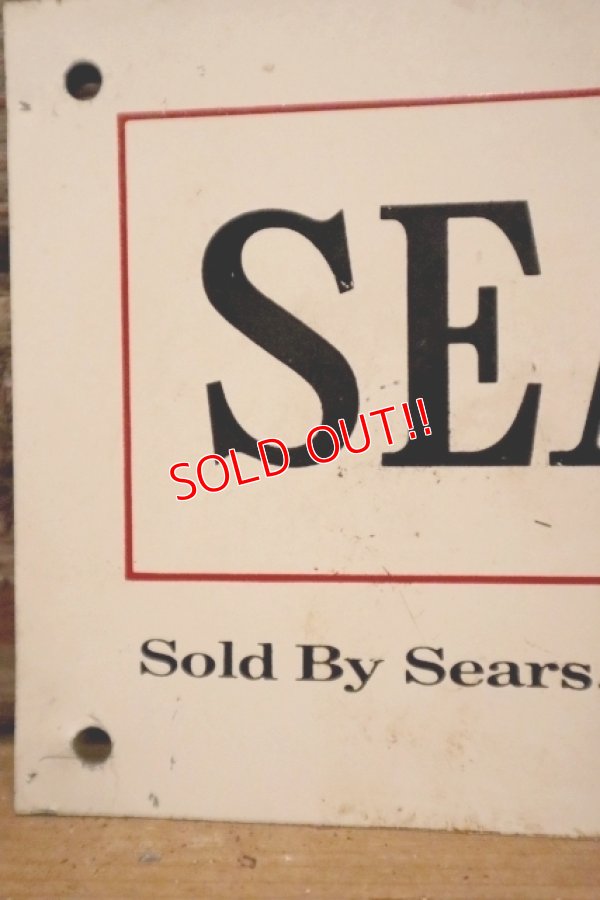 画像2: dp-240207-22 Sears, Roebuck and Co. / 1980's〜 Metal Sign