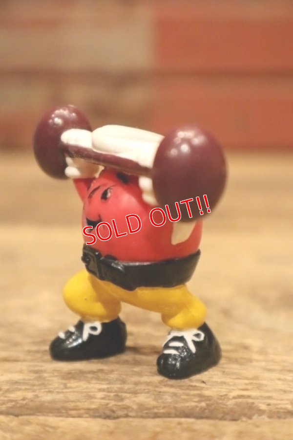 画像2: ct-240214-35 General Foods / Kool-Aid Man 1980's PVC Figure "Weight Lifter"