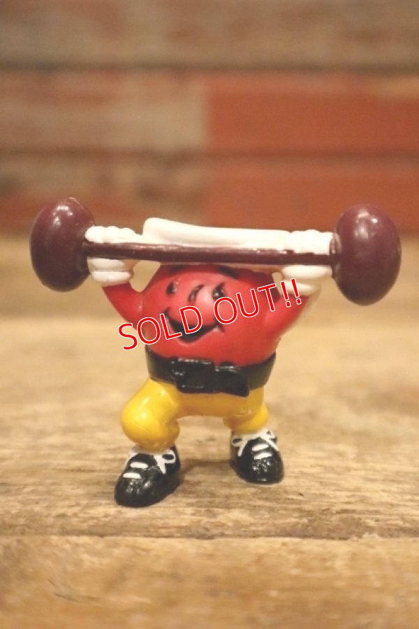 画像1: ct-240214-35 General Foods / Kool-Aid Man 1980's PVC Figure "Weight Lifter"